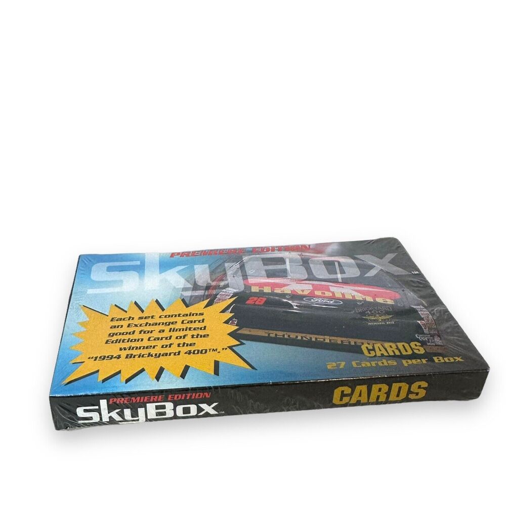 Skybox Premiere Edition Brickyard 400 Nascar Race 27 Card Boxed Set 1994 Vtg New